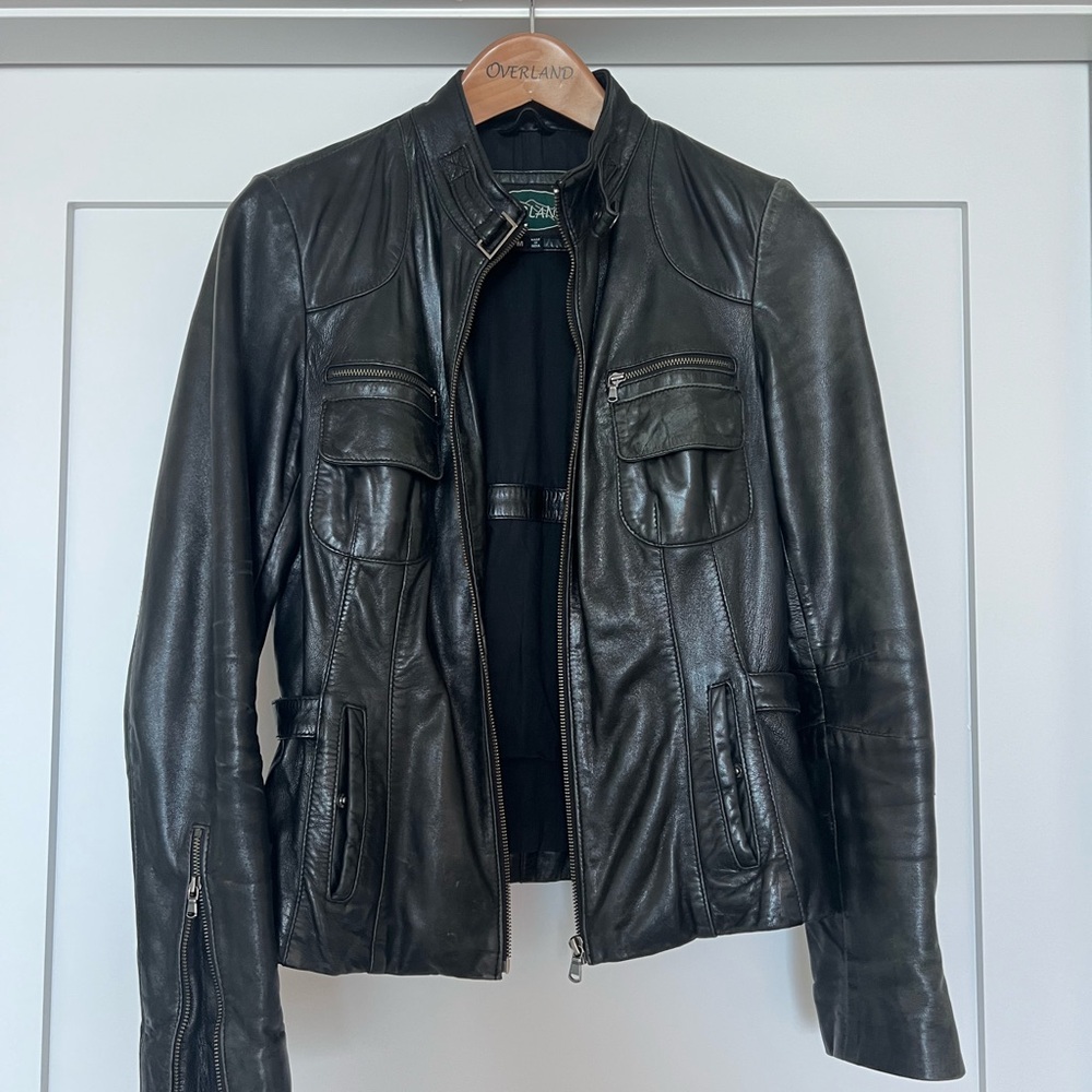 Overland Women's Black Leather Jacket